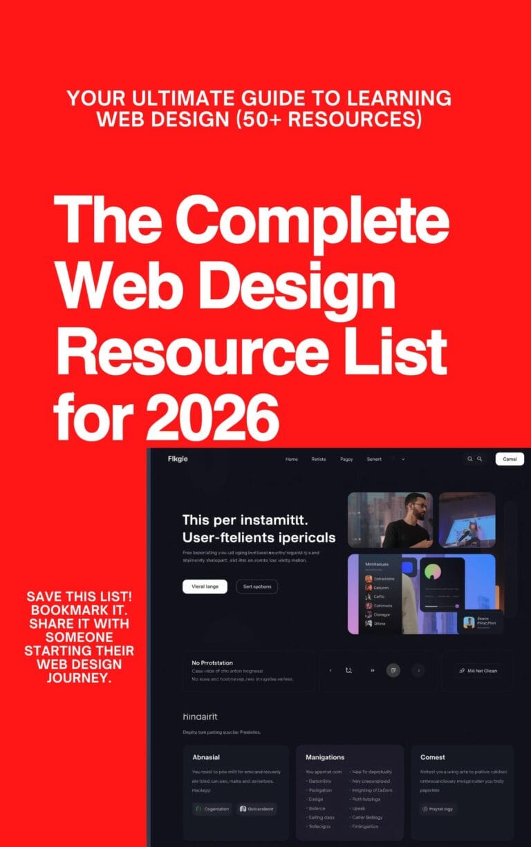 The Complete Web Design Resource List for 2026